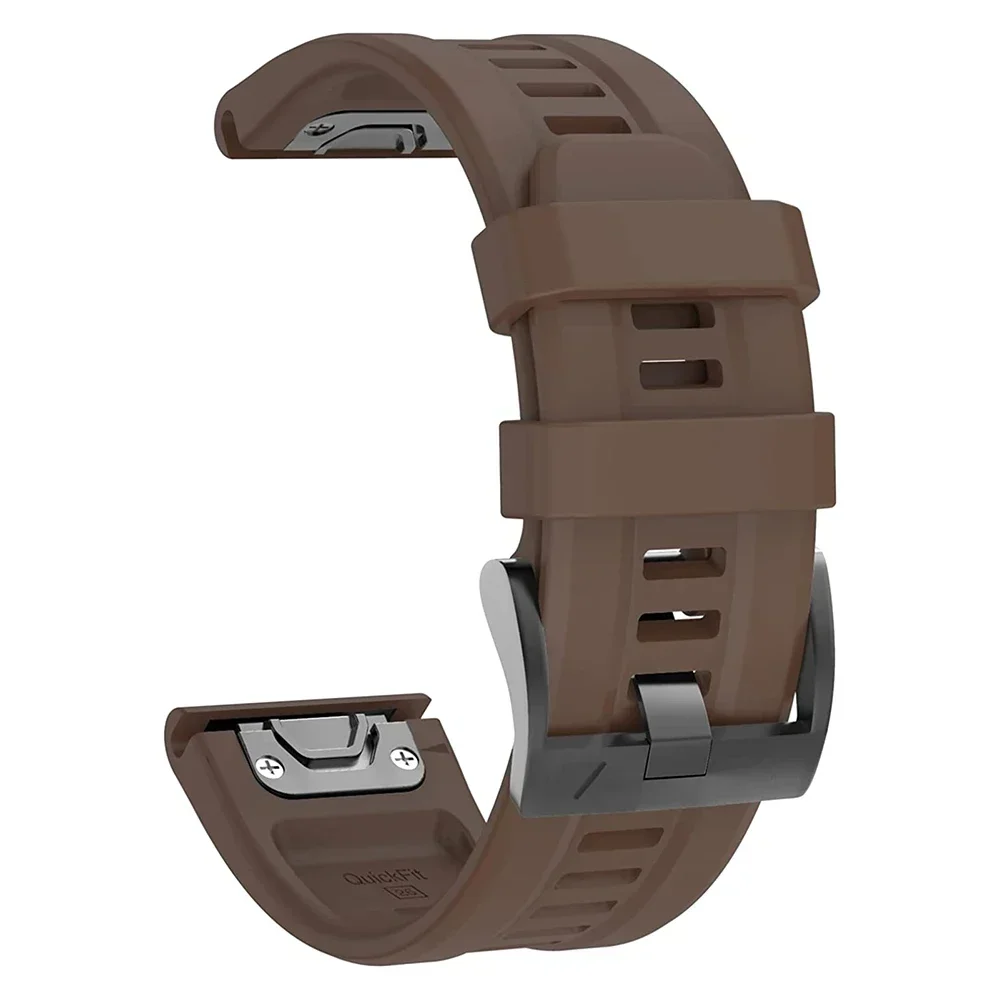 QuickFit 22mm 26mm Silicone Strap For Garmin Fenix 6XPro 5XPlus/Epix Gen 2 7X Pro TACTIX DELTA instinct 2X Bracelet Watchband