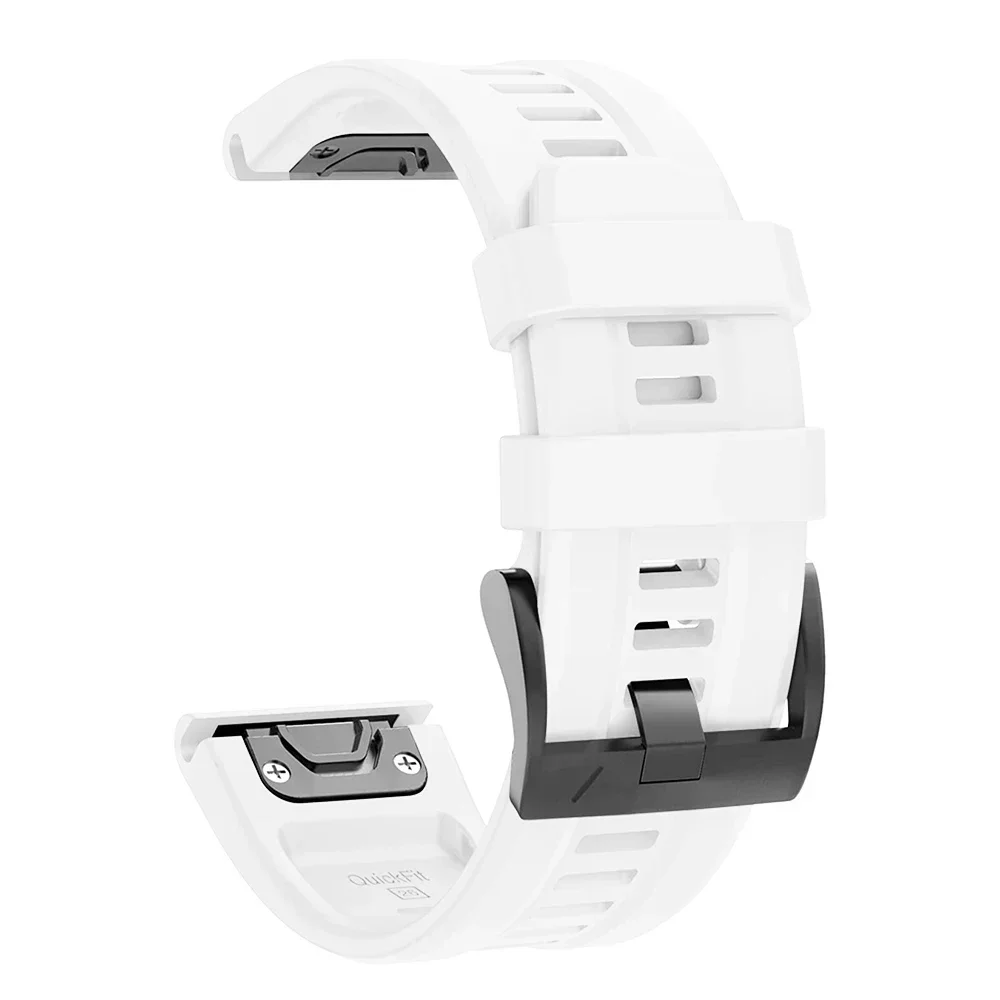 QuickFit 22mm 26mm Silicone Strap For Garmin Fenix 6XPro 5XPlus/Epix Gen 2 7X Pro TACTIX DELTA instinct 2X Bracelet Watchband