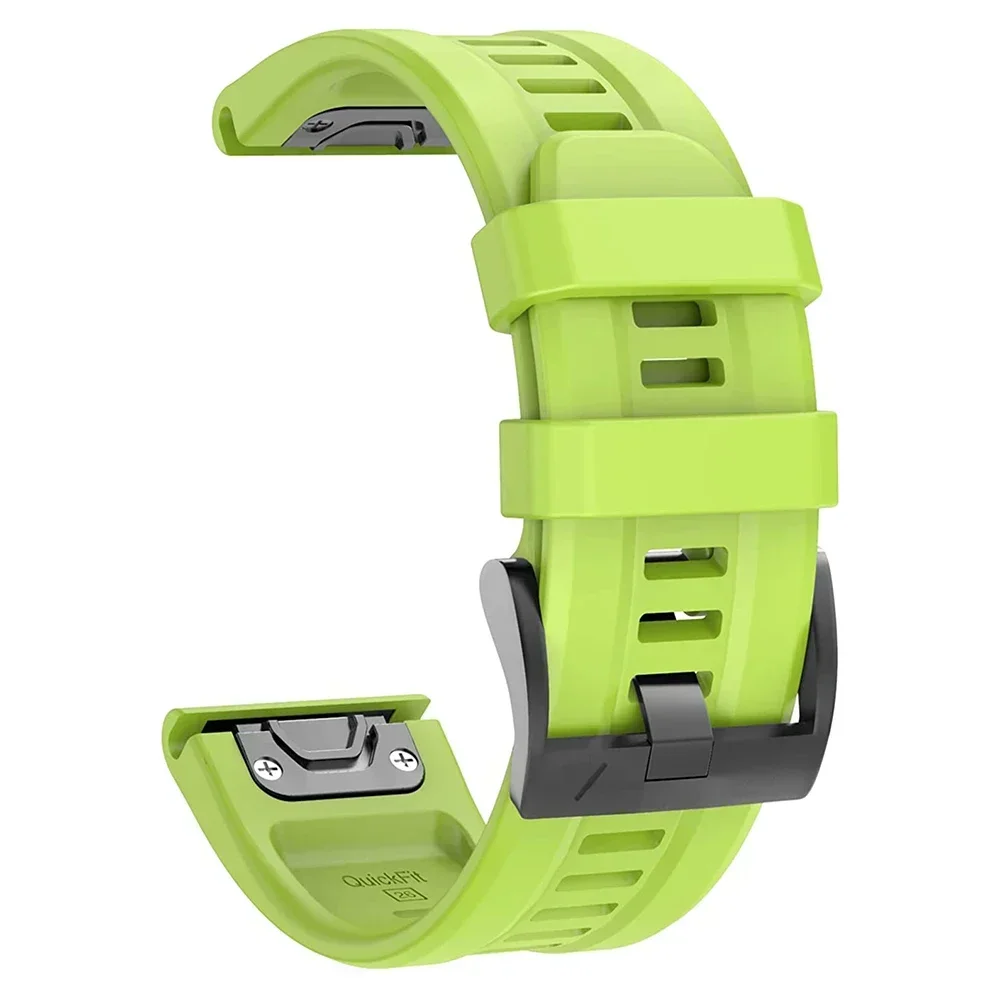 QuickFit 22mm 26mm Silicone Strap For Garmin Fenix 6XPro 5XPlus/Epix Gen 2 7X Pro TACTIX DELTA instinct 2X Bracelet Watchband