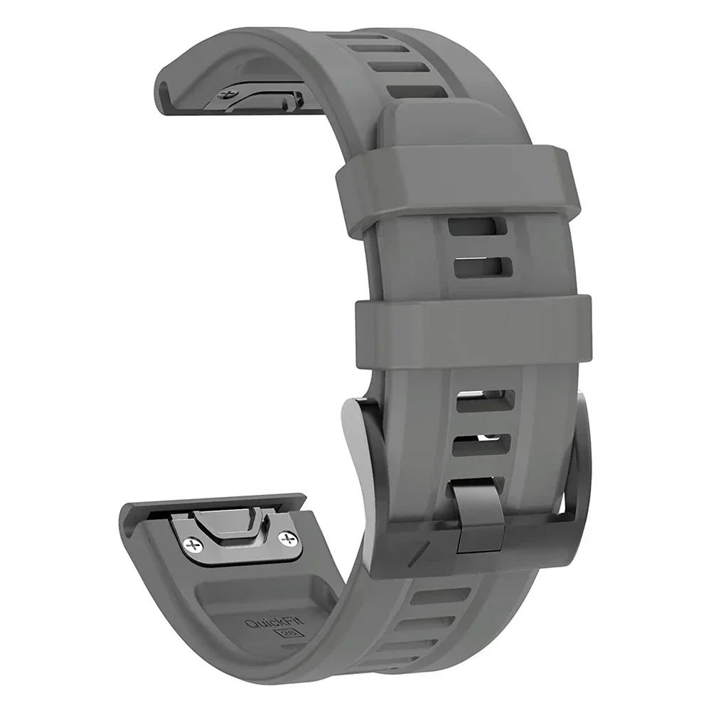 QuickFit 22mm 26mm Silicone Strap For Garmin Fenix 6XPro 5XPlus/Epix Gen 2 7X Pro TACTIX DELTA instinct 2X Bracelet Watchband