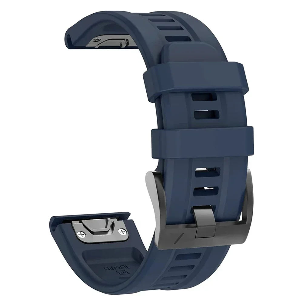 QuickFit 22mm 26mm Silicone Strap For Garmin Fenix 6XPro 5XPlus/Epix Gen 2 7X Pro TACTIX DELTA instinct 2X Bracelet Watchband
