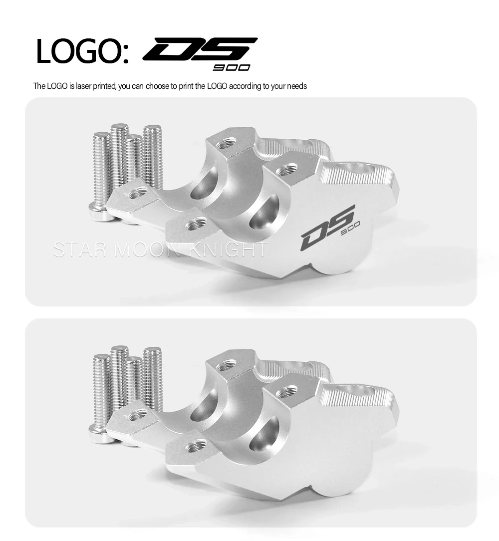With Offset Risers Clamp Extension Adapter For Voge DSX 900 900 DSX DS900X 2024- Motorcycle Handlebar Riser Lift Booster