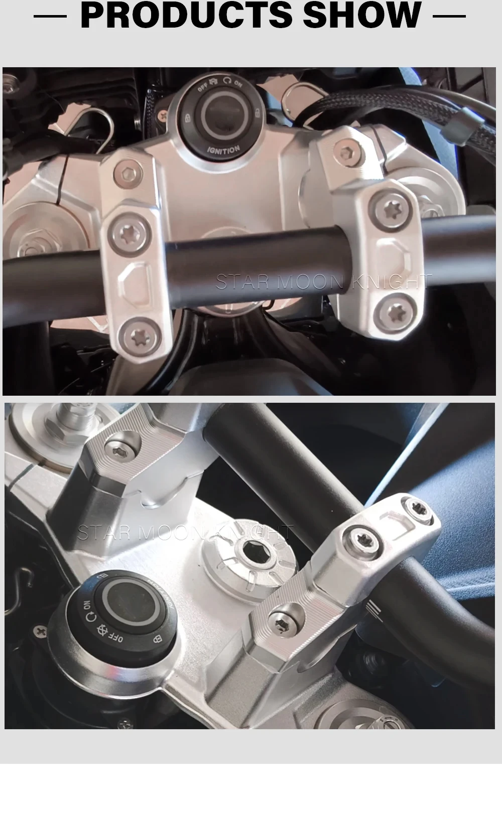 With Offset Risers Clamp Extension Adapter For Voge DSX 900 900 DSX DS900X 2024- Motorcycle Handlebar Riser Lift Booster