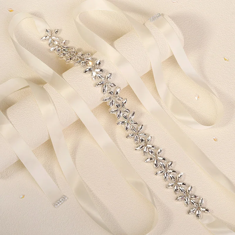 Miallo Newest Fashion Handmade Rhinestone Belt Prom Evening Dress Accessories For Women Bridal Wedding Belt Bridesmaid Gift