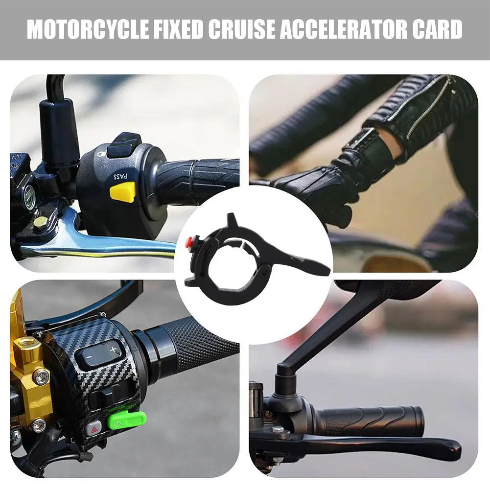 Motorcycle Cruise Control for High Grade Aluminum Lock Assist Retainer Universal Safe Flexible Wrist Grip Handle Bar