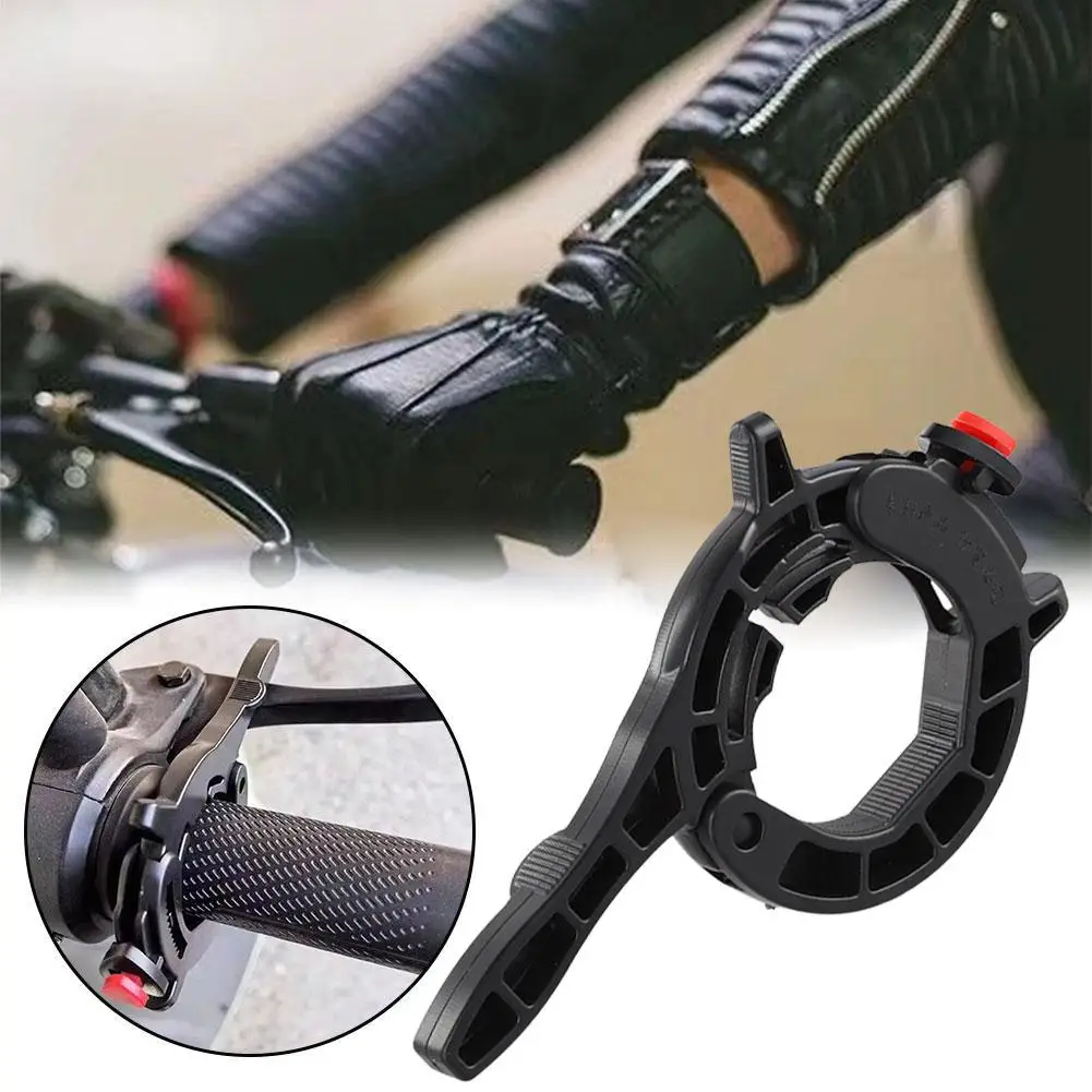 Motorcycle Cruise Control for High Grade Aluminum Lock Assist Retainer Universal Safe Flexible Wrist Grip Handle Bar