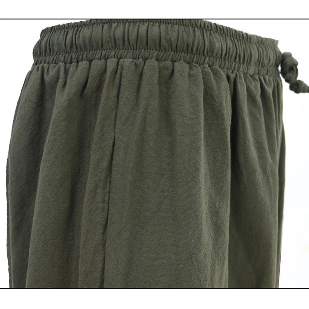 Pirate Pant Viking Costume for Men Renaissance Medieval Pants Drawstring Shorts Halloween Costume Adult Cosplay