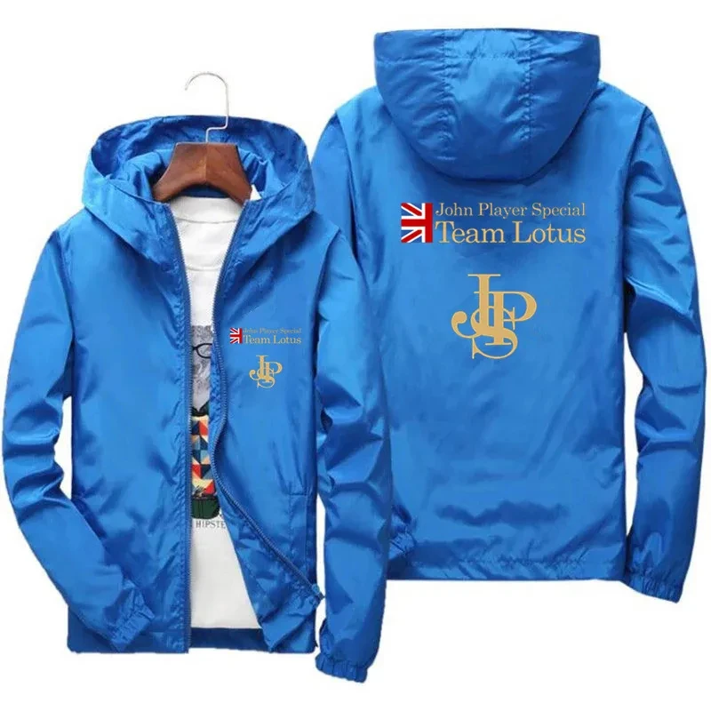 Men's Spring and Autumn JPS Zone Player Special Team Large Size Sportswear Thick Windproof Hooded Zipper Navigation Jacket
