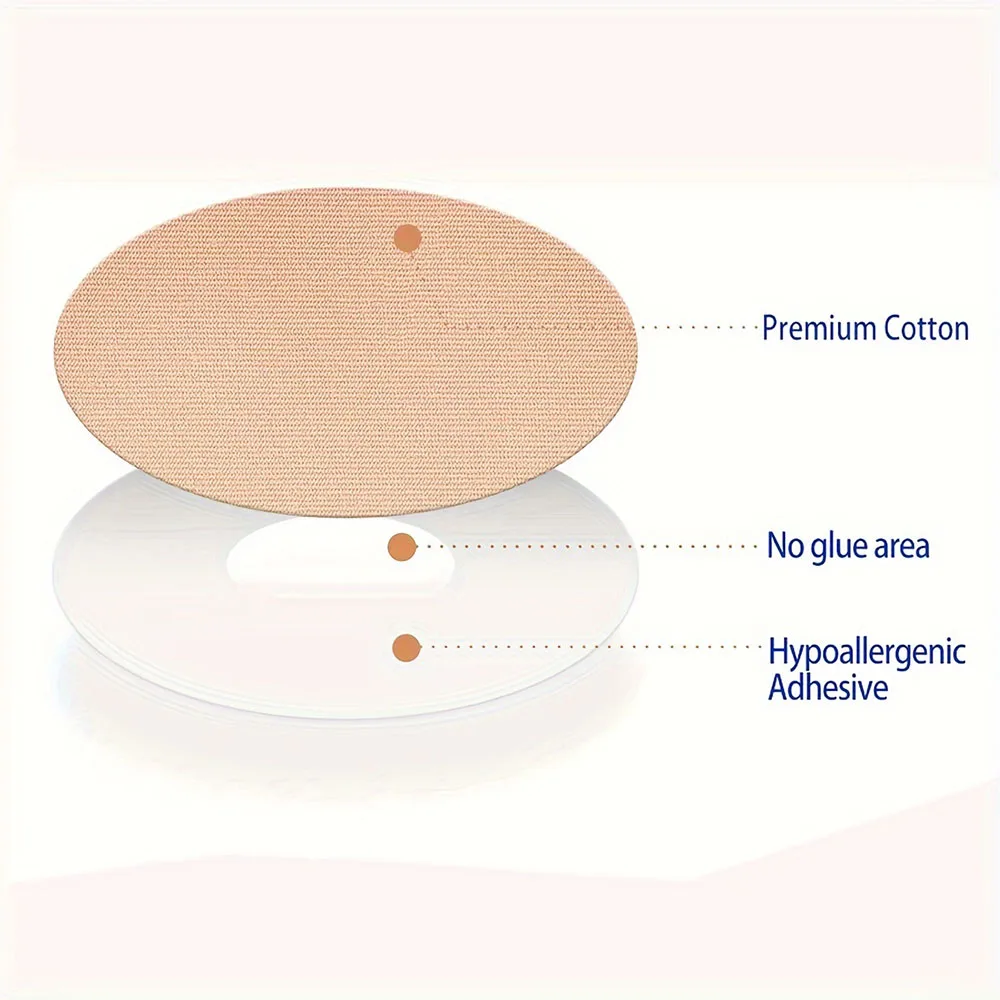 Freestyle Sensor Cover for Libre 2, Waterproof Patches, Hypoallergenic & Latex-Free, 14 Days, No Glue in Center, 20 Pack