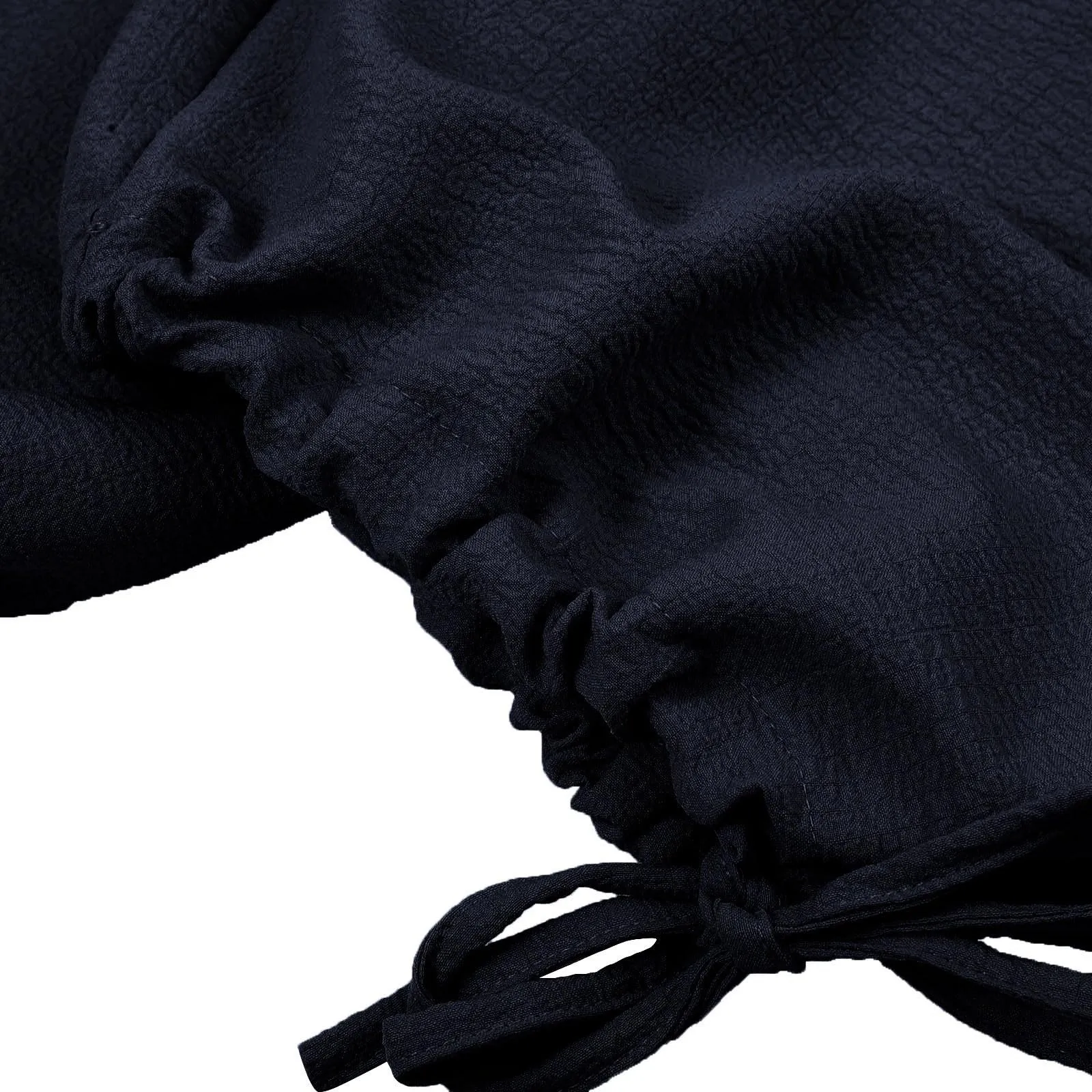 Loose Lantern Pants Women'S Solid Color Drawstring Wide Leg Pants Elastic Waistband Casual Pants Oversized Sports Pants For Wome