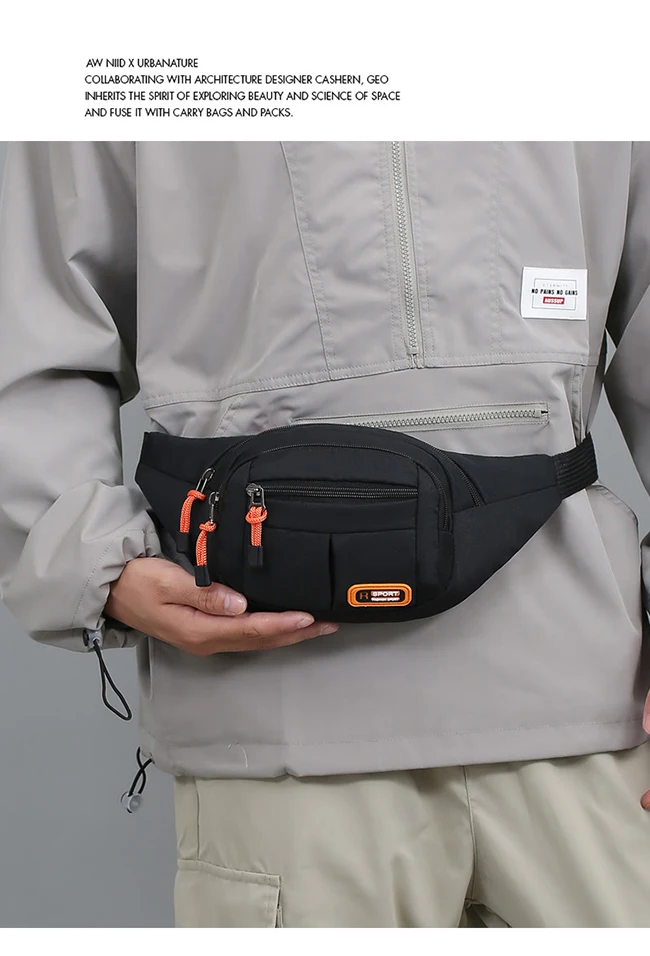 Mobile Waist Bag For Both Men And Women Multifunctional Large Capacity Anti Splash Business Wear-resistant Construction Site