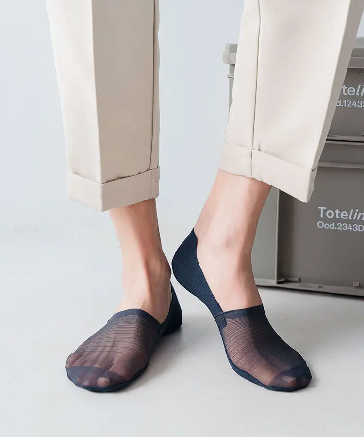 3pairs Men's Socks Summer Ultra-thin Invisible Elastic Silicone Non-slip Boat Sock Mesh Breathable Comfortable No Show Sokken