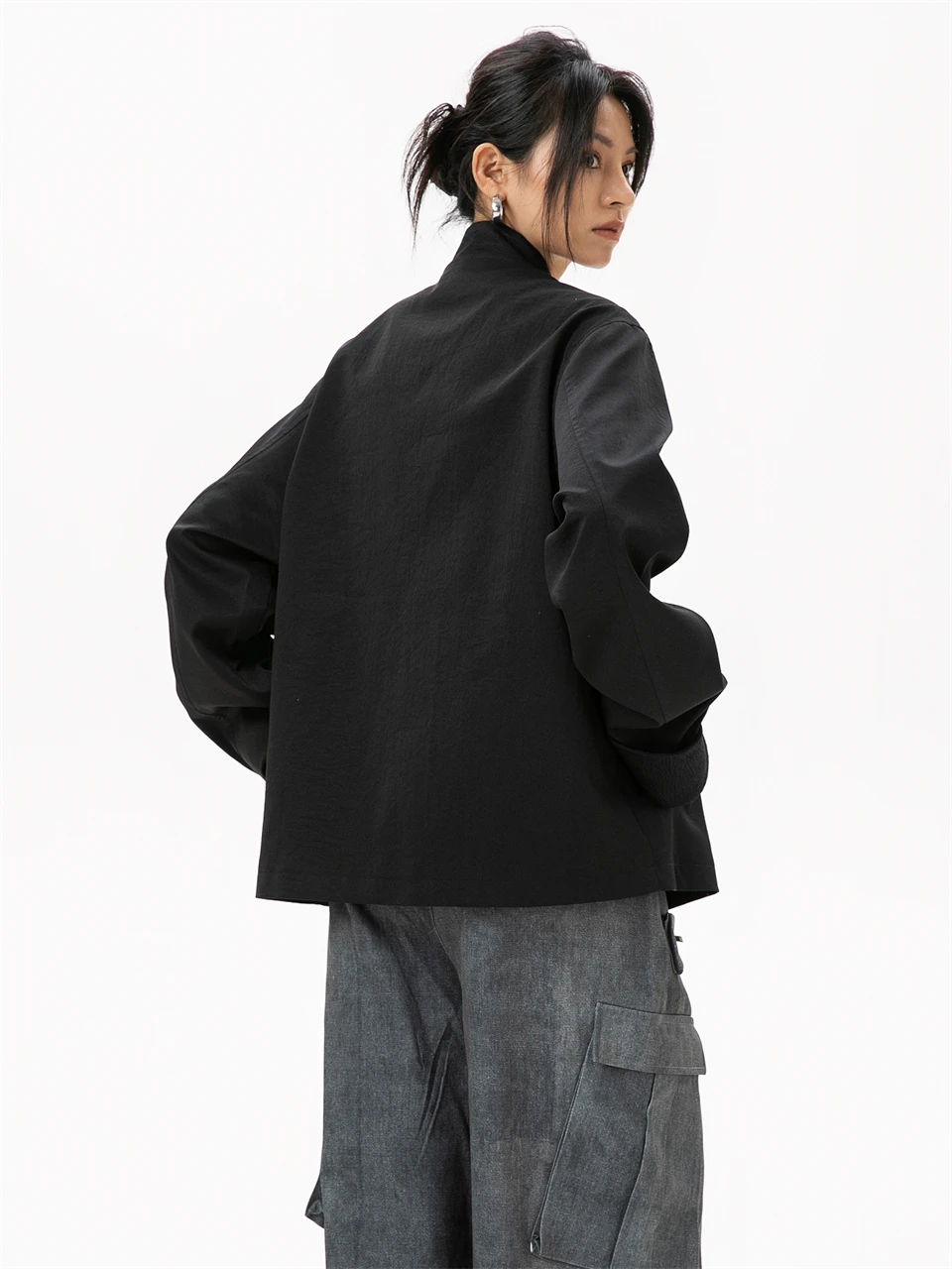 High Quality Women's Blazer Chinese Style Jacket Female Oversize Fashion Women's Clothing Trend 2024 New in External Clothes