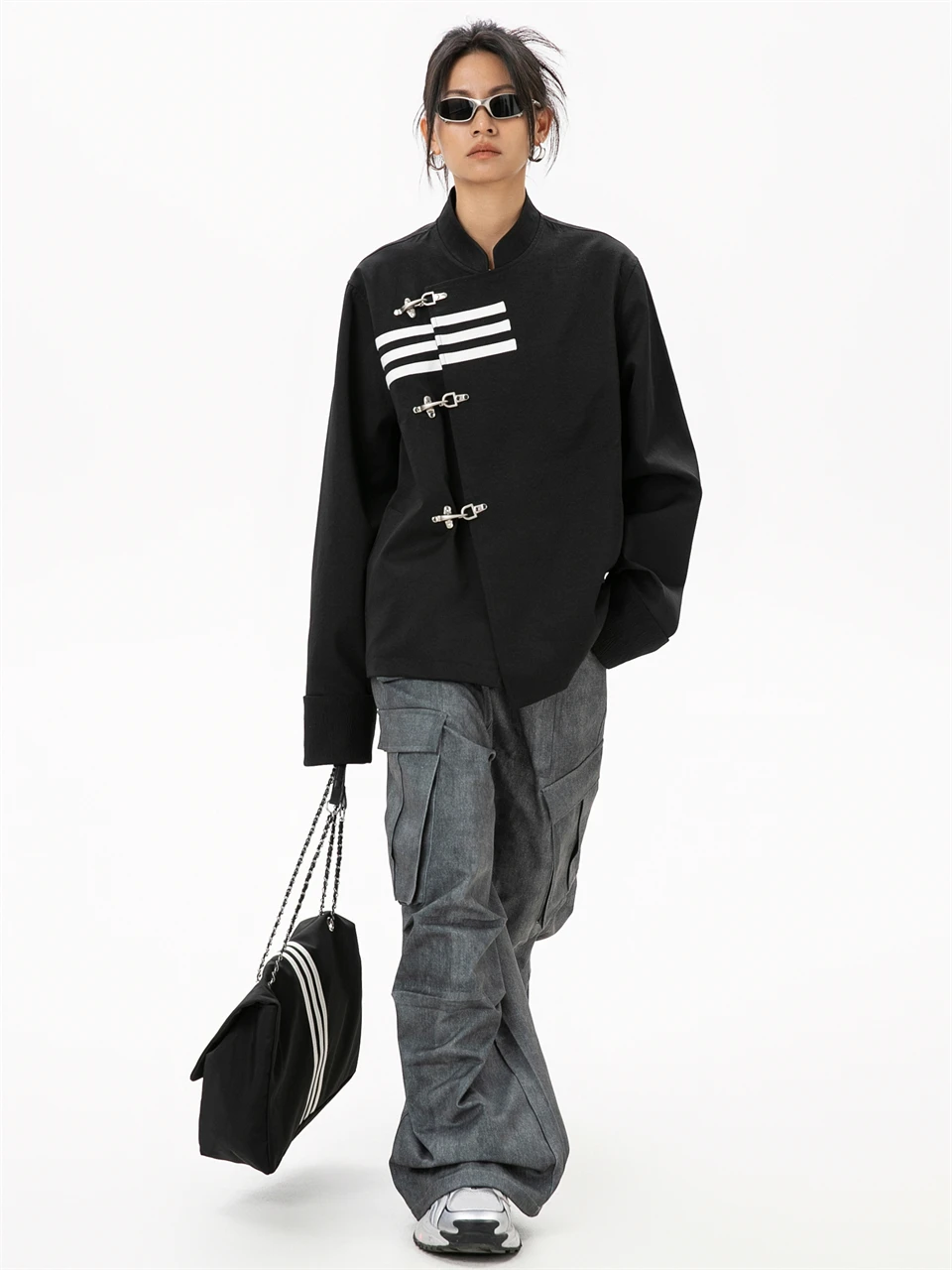 High Quality Women's Blazer Chinese Style Jacket Female Oversize Fashion Women's Clothing Trend 2024 New in External Clothes