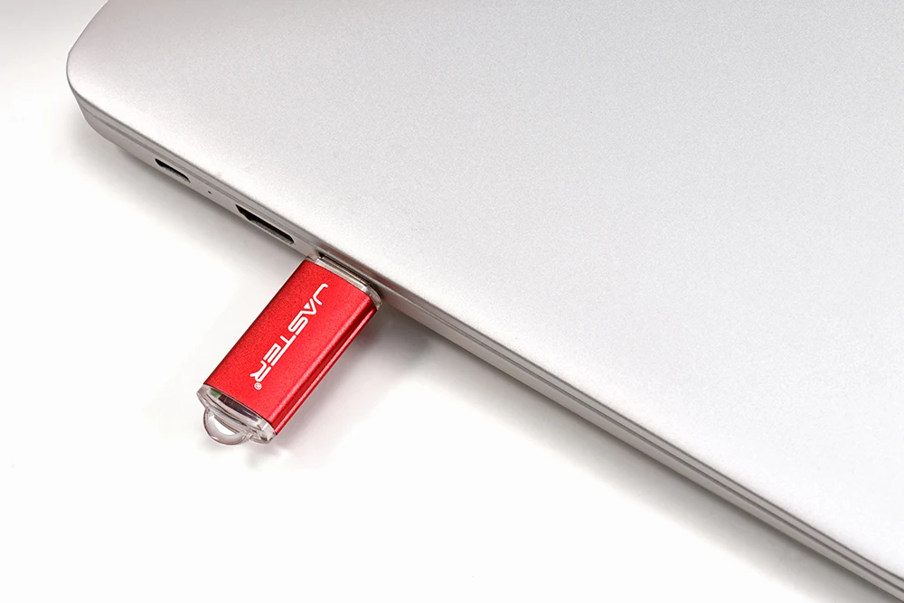 JASTER Free Key Chain USB Flash Drive 128GB Black Pen Drive 64GB Blue Memory Stick 32GB Creative Gift Pendrive 16GB Red U Disk