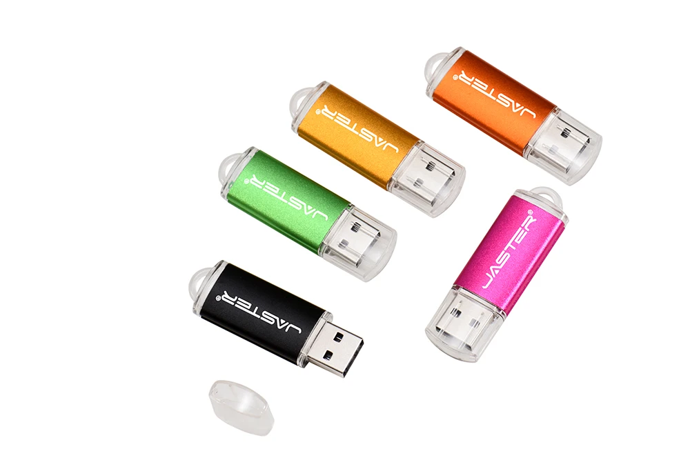 JASTER Free Key Chain USB Flash Drive 128GB Black Pen Drive 64GB Blue Memory Stick 32GB Creative Gift Pendrive 16GB Red U Disk