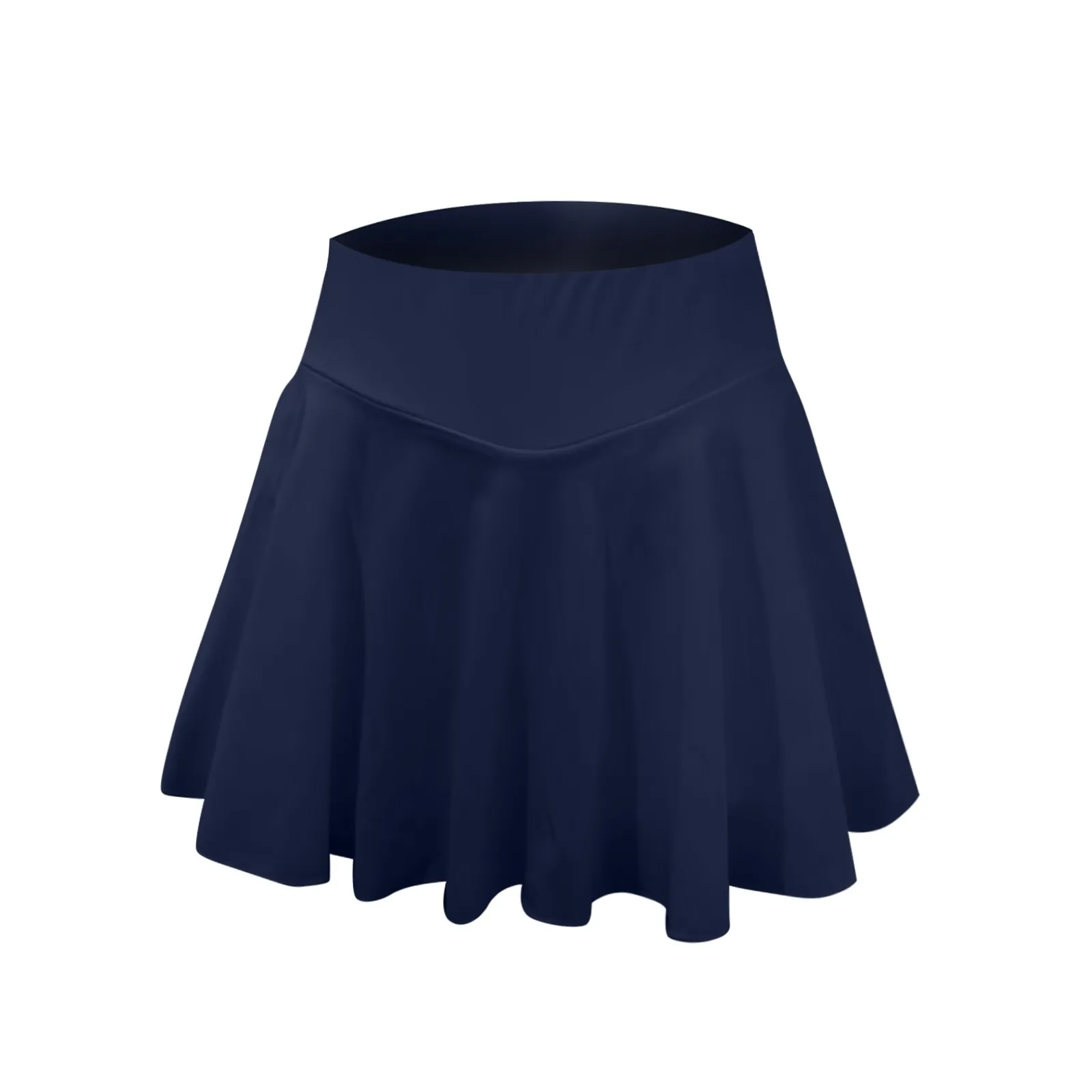 Women'S Stretch Yoga Skirt Printed Athletic Shorts Lightweight High Waisted Skirt With Pockets Women'S Simple Sports Skirt