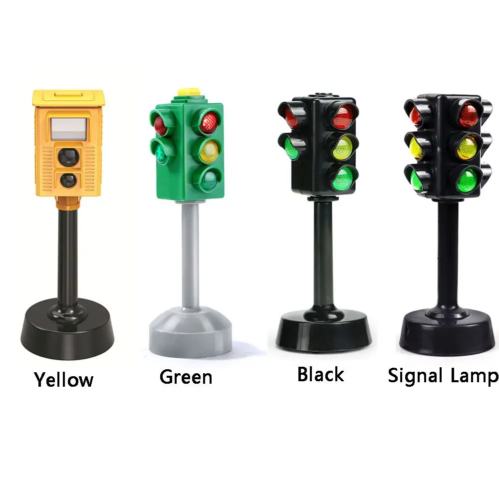 New Children's Gifts Classic Toys Mini Children's Toys Signal Lamp Traffic Light Plastic Model Traffic Lights