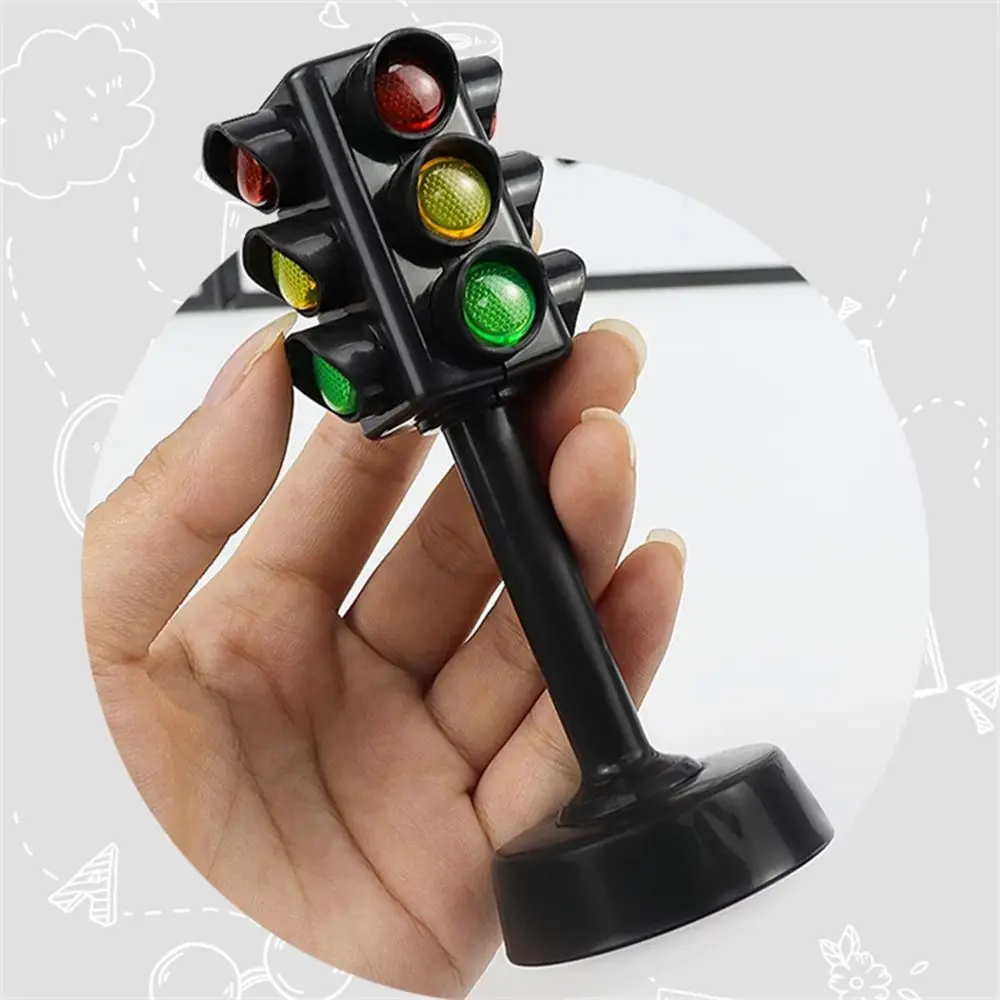 New Children's Gifts Classic Toys Mini Children's Toys Signal Lamp Traffic Light Plastic Model Traffic Lights