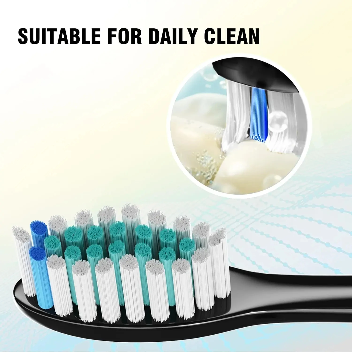 Replacement Brush Heads Compatible with Philips Sonicare DiamondClean HX3/HX6/HX9 Series Electric Toothbrush Heads HX6064