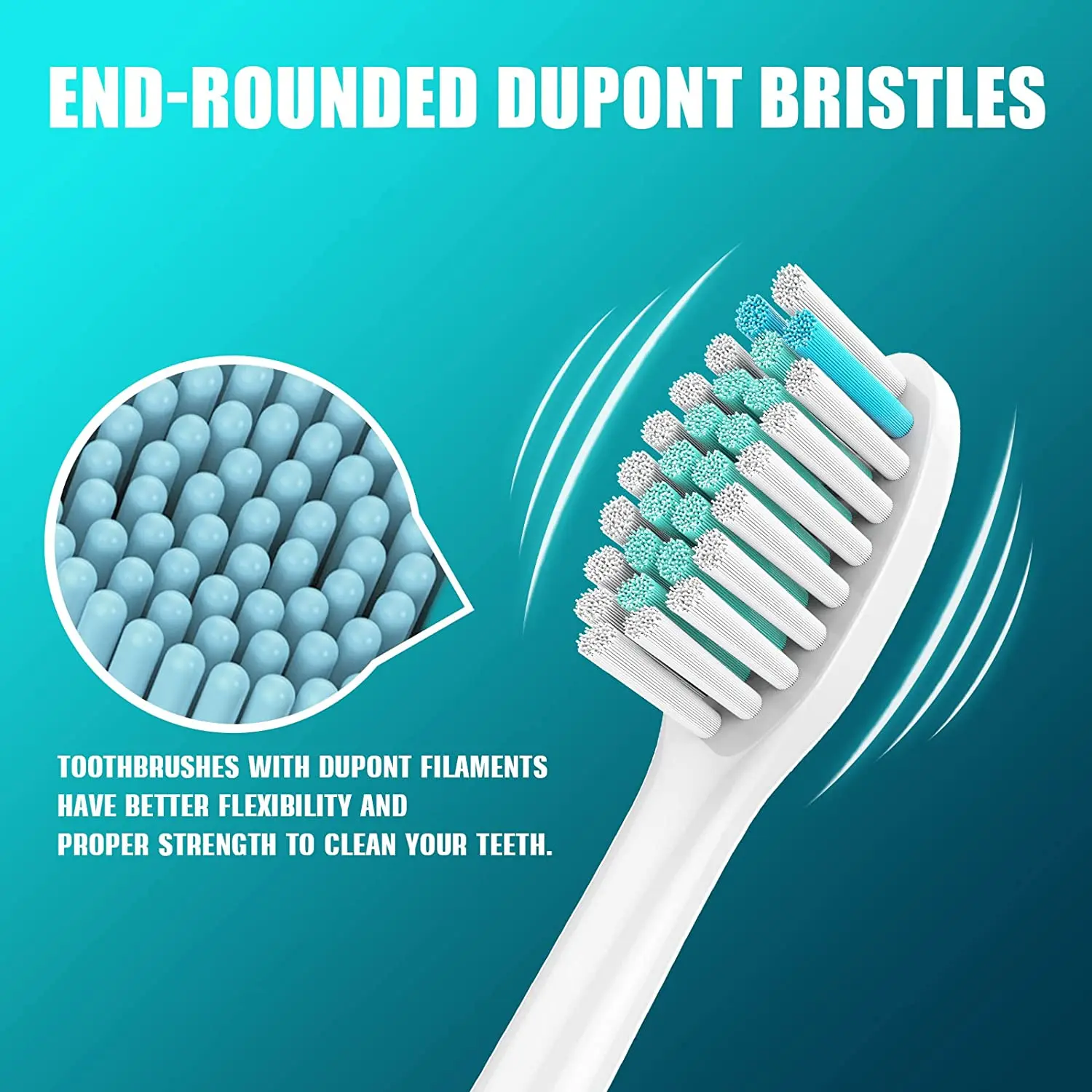 Replacement Brush Heads Compatible with Philips Sonicare DiamondClean HX3/HX6/HX9 Series Electric Toothbrush Heads HX6064