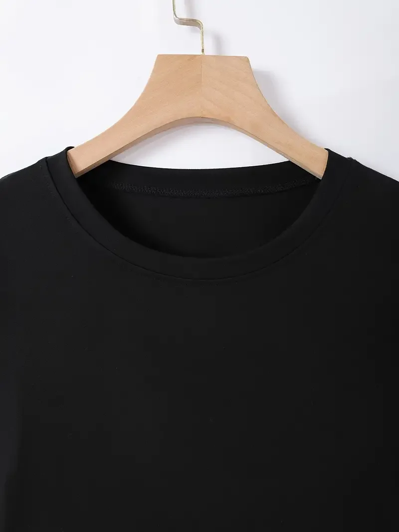Solid Color Women Cotton T-shirts Running Short T Shirt Yoga Fitness Crop Top Comfortable Fashion Tee Clothing Summer Tops