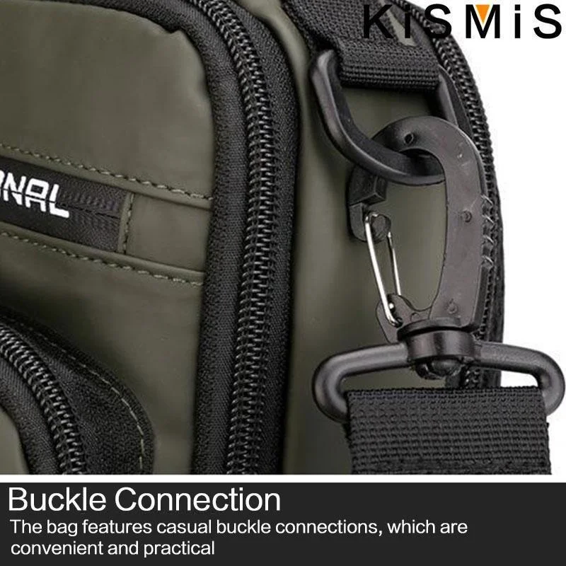 New Chest Bag Men's USB Charging Multi functional Fashion Casual One Shoulder Crossbody Sports Oxford Cloth Backpack