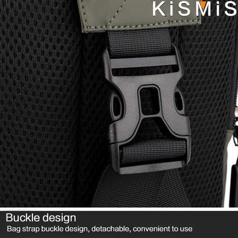 New Chest Bag Men's USB Charging Multi functional Fashion Casual One Shoulder Crossbody Sports Oxford Cloth Backpack
