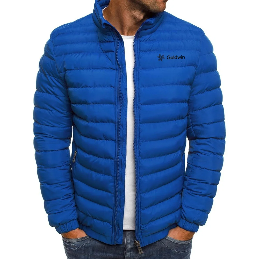 2024 Men's Goldwin Fashion Autumn/Winter Jacket Collar Parker Zipper Filled