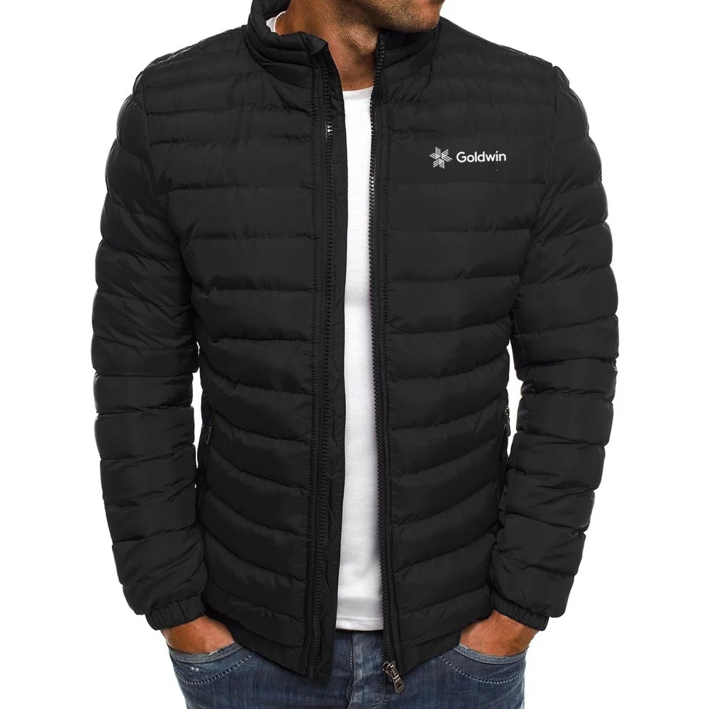 2024 Men's Goldwin Fashion Autumn/Winter Jacket Collar Parker Zipper Filled