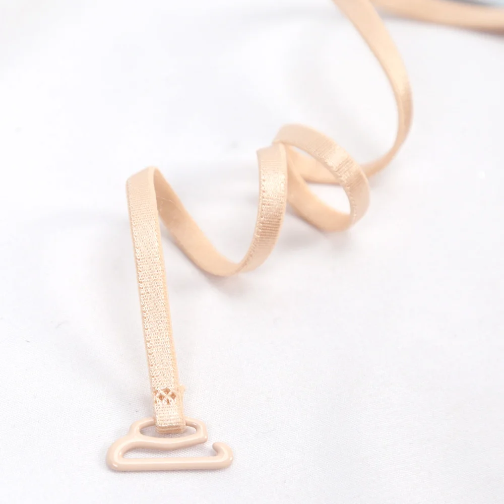 1Pairs Women Thin Spaghetti Strap Underwear Straps Invisible Shoulder Strap Non-slip Bra Strap 5mm Black Lingerie Accessories