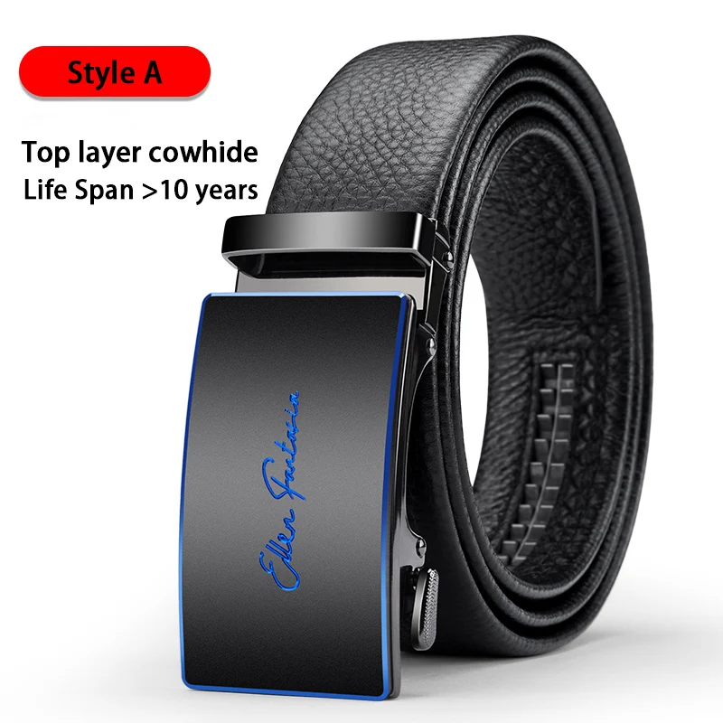 Men Belt Genuine Leather belt for men Alloy buckle ratchet belts Men Designer Belt Automatic belts