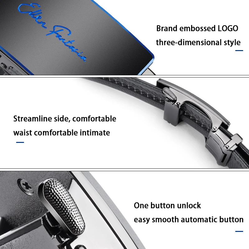Men Belt Genuine Leather belt for men Alloy buckle ratchet belts Men Designer Belt Automatic belts
