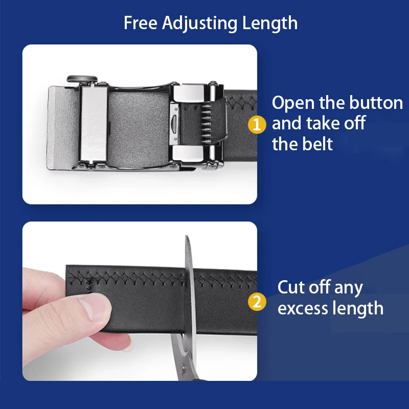 Men Belt Genuine Leather belt for men Alloy buckle ratchet belts Men Designer Belt Automatic belts