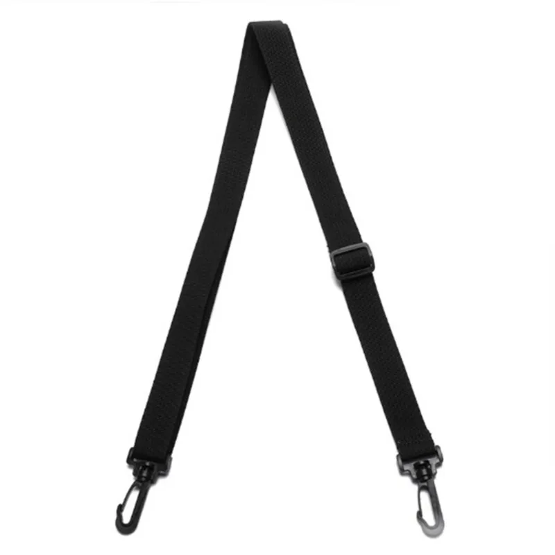 2.5cm Wide Computer Bag Strap PP Webbing For Men's Handbag Briefcase Crossbody Bag Shoulder Belts Adjustable Long Bands Black
