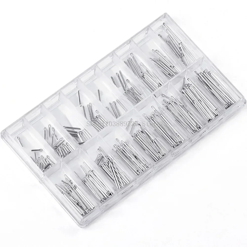 Watch Band Link Pins 360PCS 6-23mm Strainless Steel Latch Pins Watchband Strap Bracelets Connecting Pins Watchmaker Repair Tools