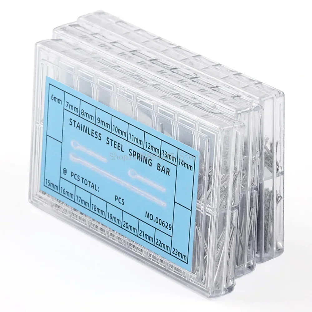 Watch Band Link Pins 360PCS 6-23mm Strainless Steel Latch Pins Watchband Strap Bracelets Connecting Pins Watchmaker Repair Tools