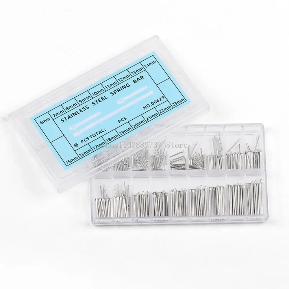 Watch Band Link Pins 360PCS 6-23mm Strainless Steel Latch Pins Watchband Strap Bracelets Connecting Pins Watchmaker Repair Tools
