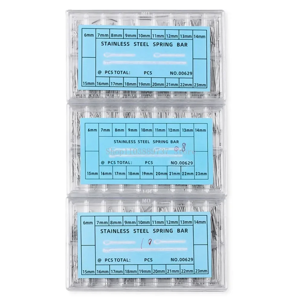 Watch Band Link Pins 360PCS 6-23mm Strainless Steel Latch Pins Watchband Strap Bracelets Connecting Pins Watchmaker Repair Tools