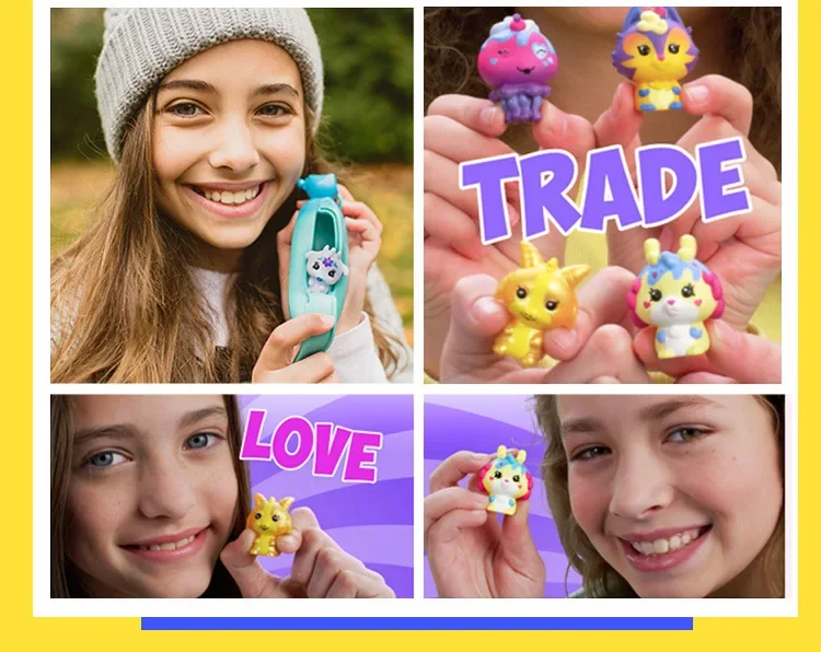 Wild Blossom Tree Bananas Fragrant Cute Animals Finger Surprise Toys Scent Blind Box Birthday Gifts