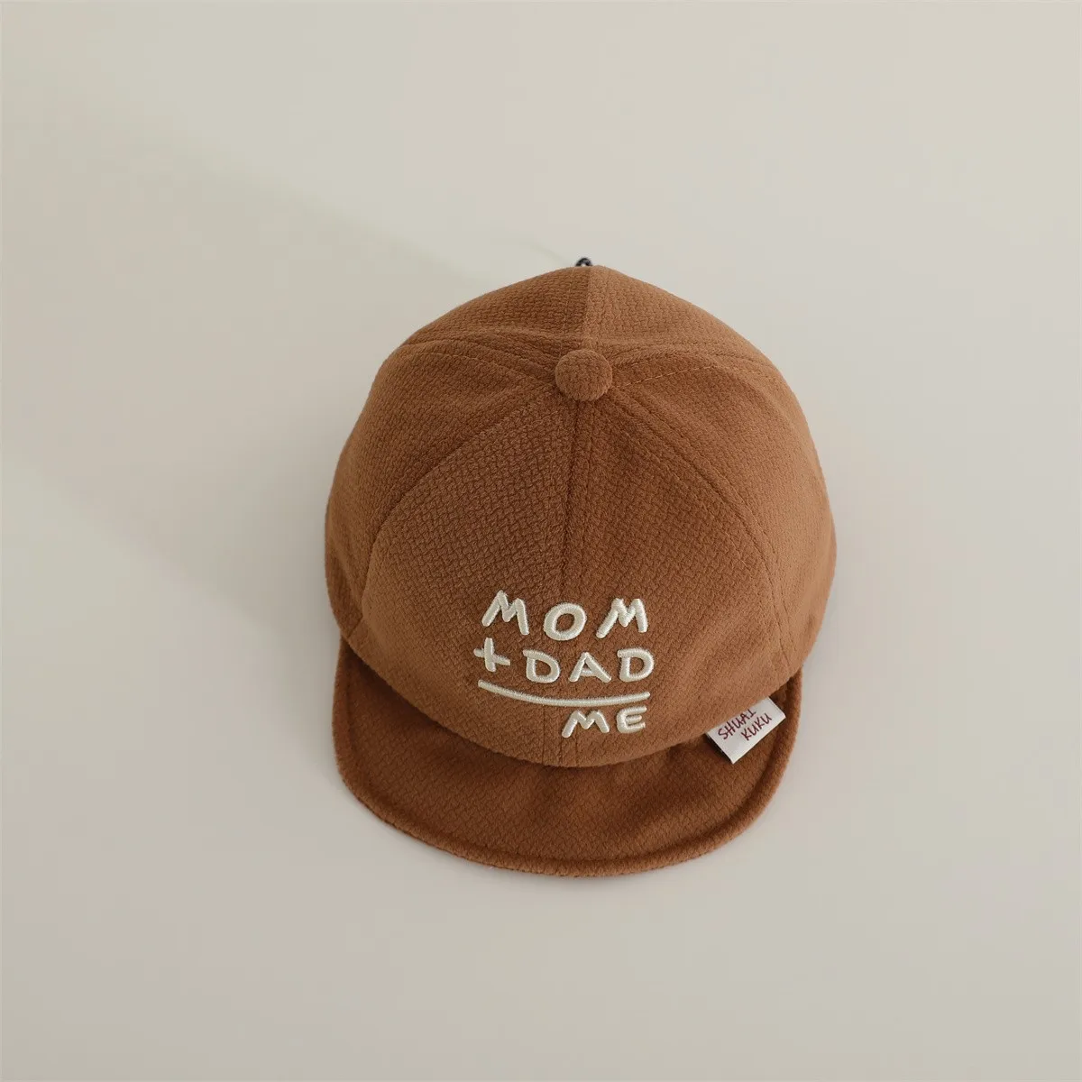 Letter Embroidery Baby Peaked Cap Solid Color Adjustable Toddler Boys Girls Snapback Hat Casual Kids Cotton Duck Tongue Caps