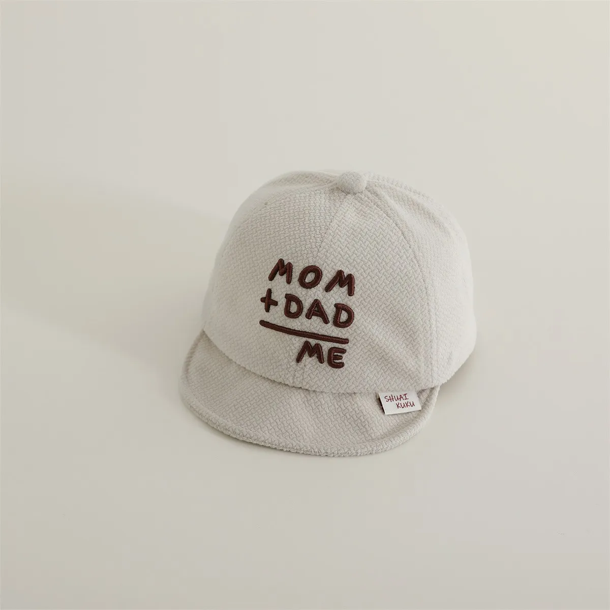 Letter Embroidery Baby Peaked Cap Solid Color Adjustable Toddler Boys Girls Snapback Hat Casual Kids Cotton Duck Tongue Caps