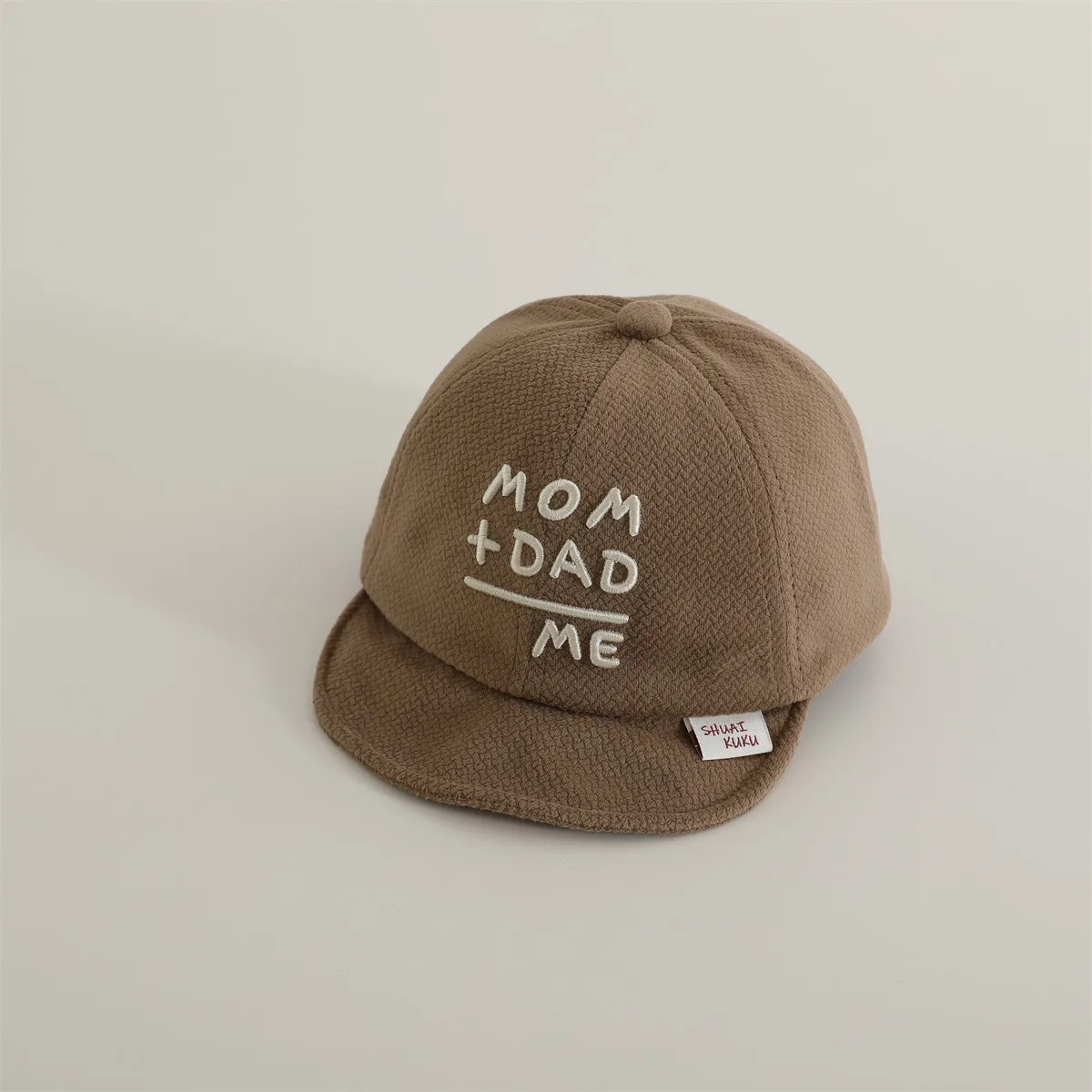 Letter Embroidery Baby Peaked Cap Solid Color Adjustable Toddler Boys Girls Snapback Hat Casual Kids Cotton Duck Tongue Caps