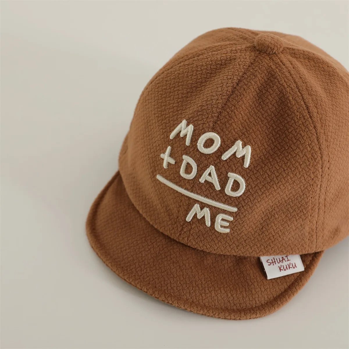 Letter Embroidery Baby Peaked Cap Solid Color Adjustable Toddler Boys Girls Snapback Hat Casual Kids Cotton Duck Tongue Caps