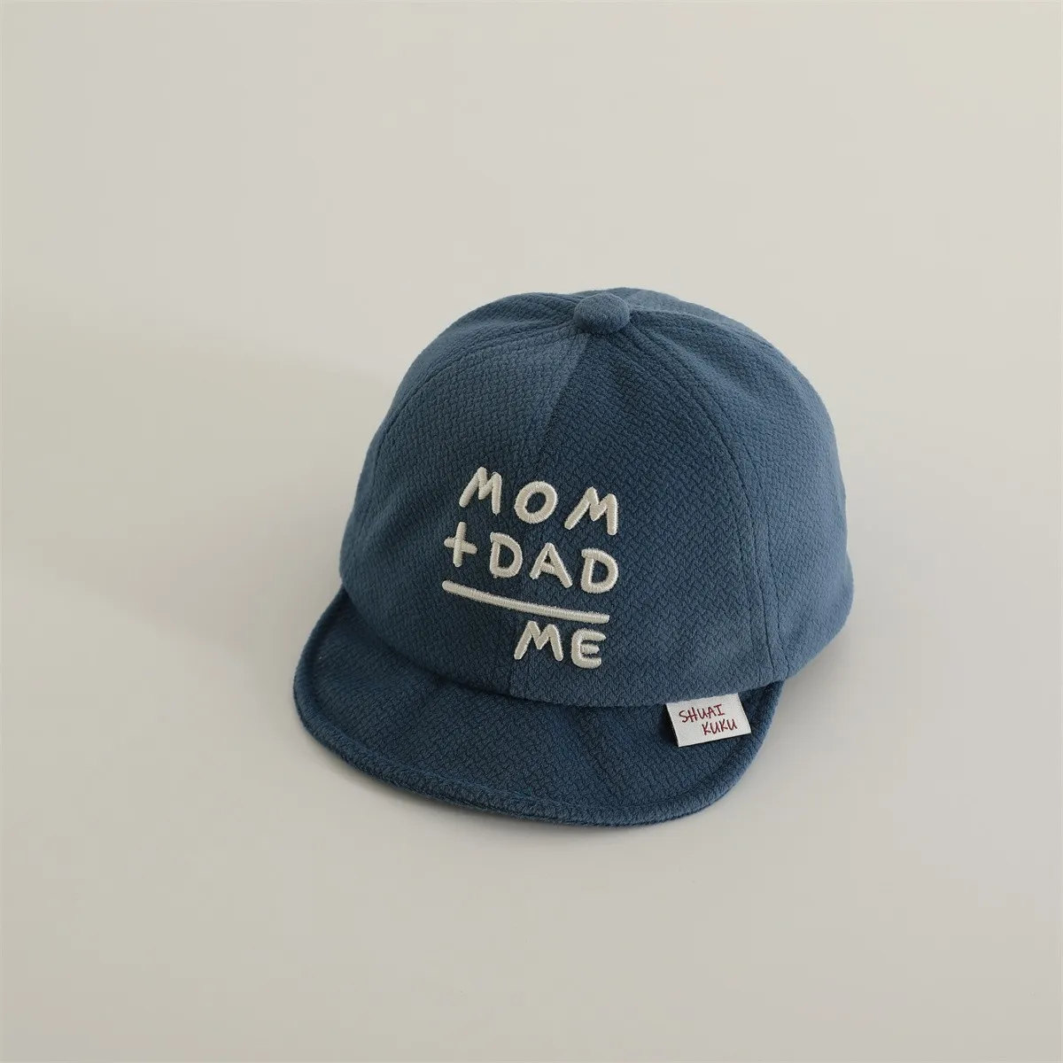 Letter Embroidery Baby Peaked Cap Solid Color Adjustable Toddler Boys Girls Snapback Hat Casual Kids Cotton Duck Tongue Caps