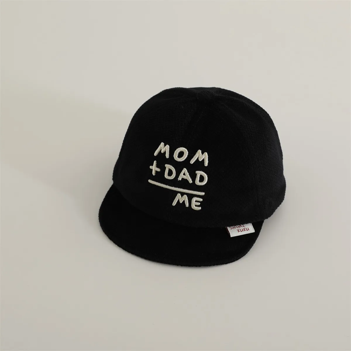 Letter Embroidery Baby Peaked Cap Solid Color Adjustable Toddler Boys Girls Snapback Hat Casual Kids Cotton Duck Tongue Caps