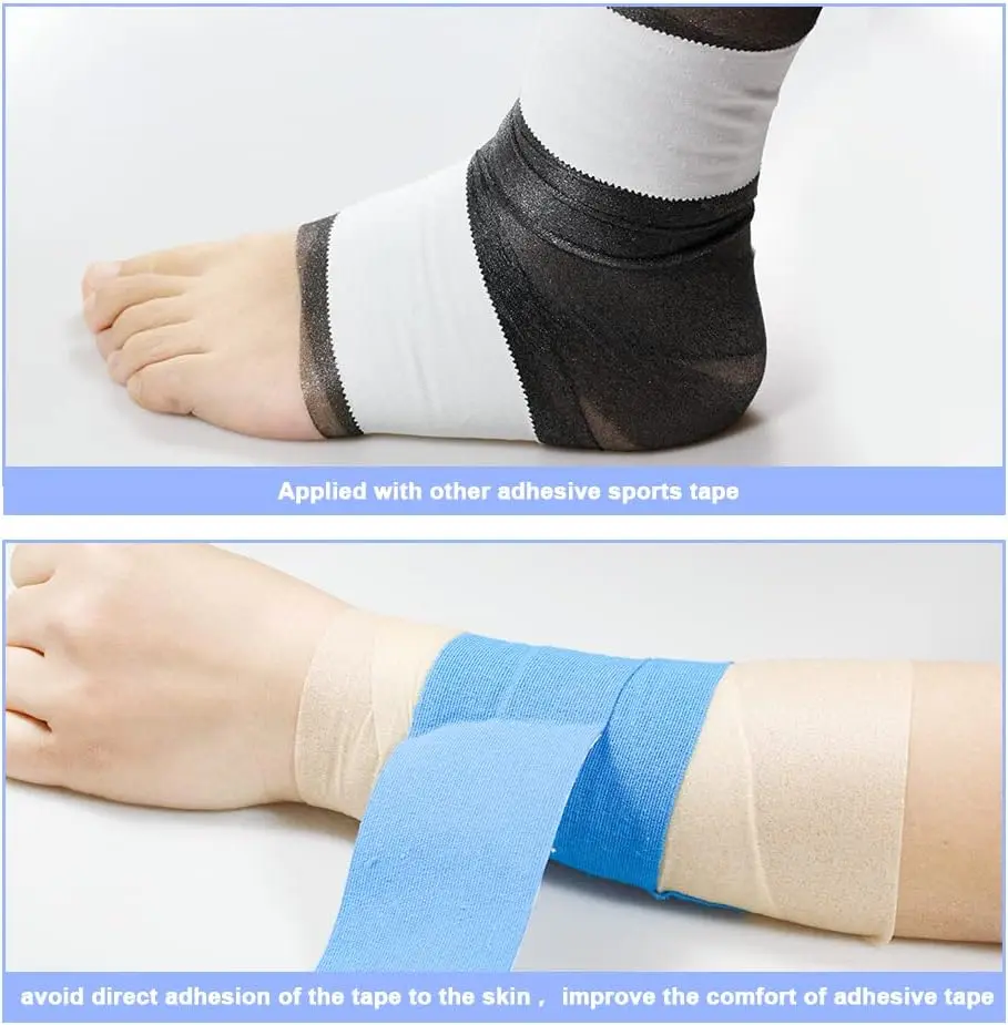 Pre Wrap Tape Athletic Foam Underwrap PU foam bandage Film Sports Wrap Elbow Knee Pads Headbands for Hair