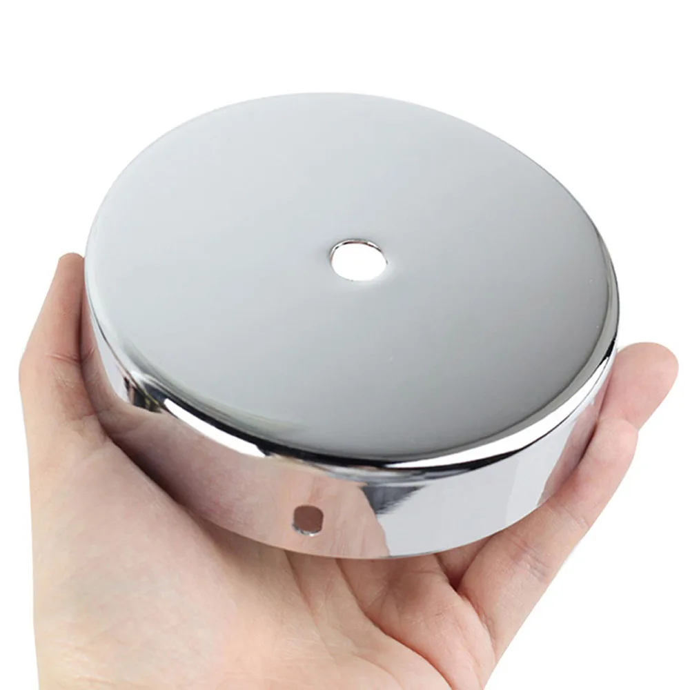 Black White Silver Bronze Ceiling Plate Wall Sconce Mount DIY Light Fittings Lamp Base Vintage Pendant Lamp 8/10/12cm Disc Base