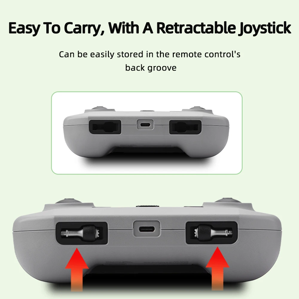 BRDRC Joystick for DJI Mini 5 Pro/Flip/NEO/Mini 4 Pro/Mavic 4 Pro/Air 3 Remote Control Thumb Rocker for RC/RC 2 Accessories