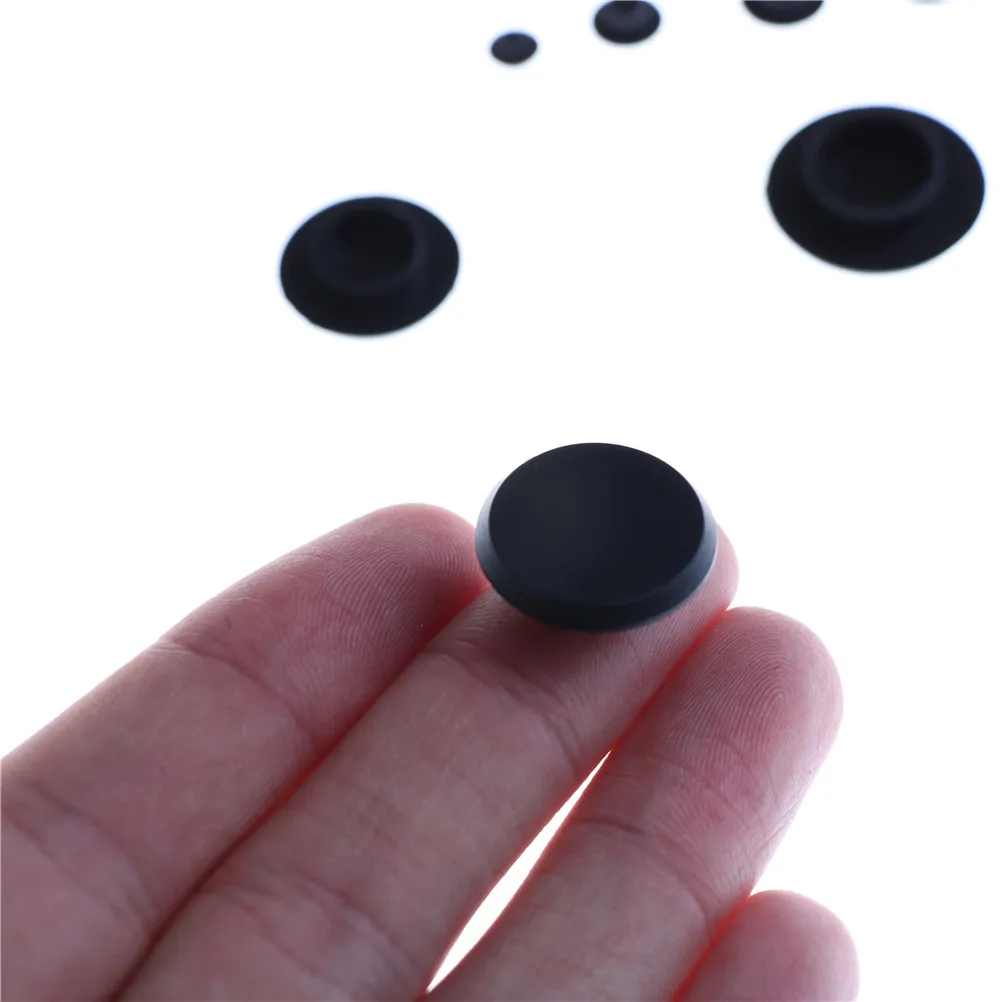 10PCS M5-24 Practical Black Hex Socket Fasteners Screws Covers Caps Allen Bolt Screw Nut Round Head Cover Cap Protector